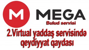 Mega hostinqində qeydiyyat