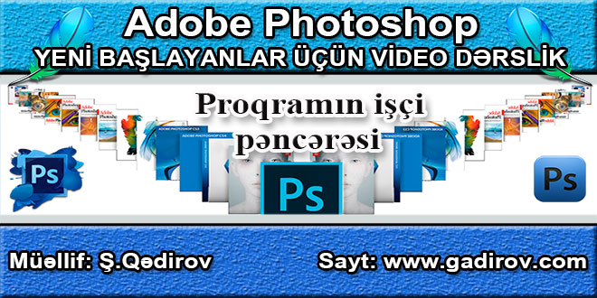 Proqramın işçi pəncərəsi Proqramın işçi pəncərəsi