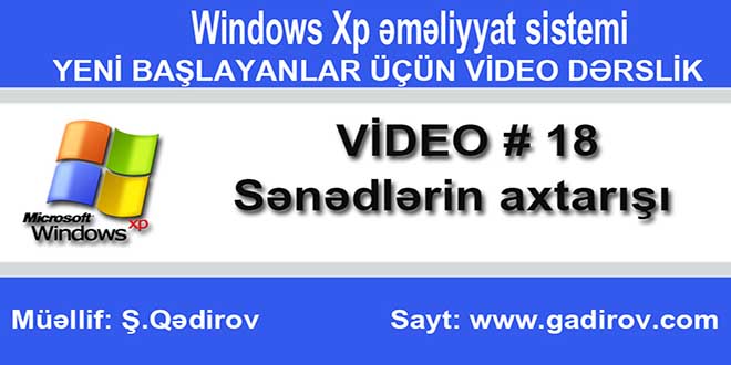 Sənədlərin axtarışı Sənədlərin axtarışı