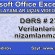 Excel 2003-də verilənlərin nizamlanması