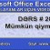 Excel 2003 proqramında mümkün qiymətlər