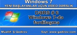 İş masası üçün fon təsvirinin seçilməsi