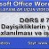 Dəyişikliklərin yadda saxlanılması və işin sonu
