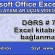 Excel 2003-də kitabın bağlanması