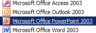 Microsoft Power Point 2003 proqramına giriş