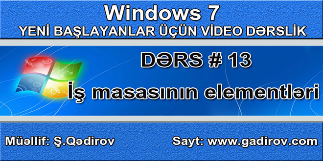 İş masasının elementləri