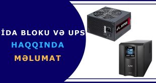Qida bloku və UPS haqqına məlumat
