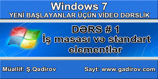 Windows 7-də iş masası