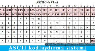 ASCII kodlaşdırma sistemi