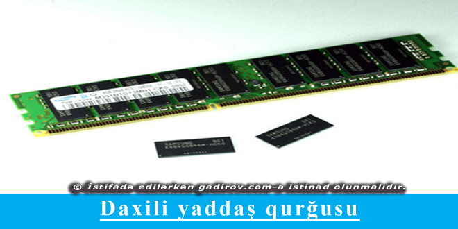 Daxili yaddaş qurğusu Daxili yaddaş qurğusu