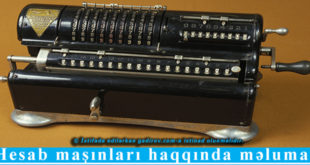 Hesab maşınları haqqında məlumat