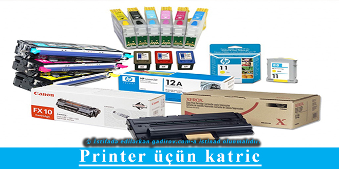 Printer üçün katric