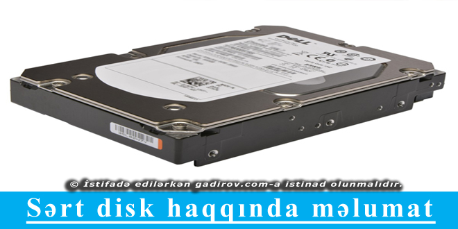 Sərt disk haqqında məlumat