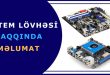 Sistem lövhəsi haqqında məlumat