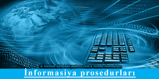 İnformasiya prosedurları