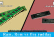 Ram, Rom və fləş yaddaş