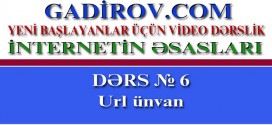 Url ünvan haqqında məlumat