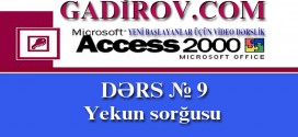 Yekun sorğusu haqqında