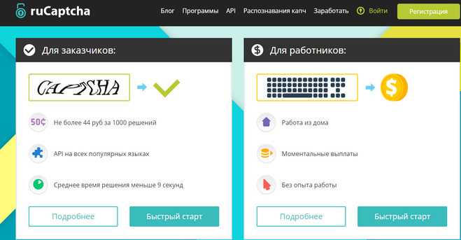 RuCaptcha saytı ilə pul qazanmaq