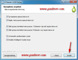 Ccleaner proqramının yüklənməsi