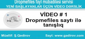 dropmefiles sayti ile tanisliq