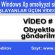 Obyektlərin göndərilməsi