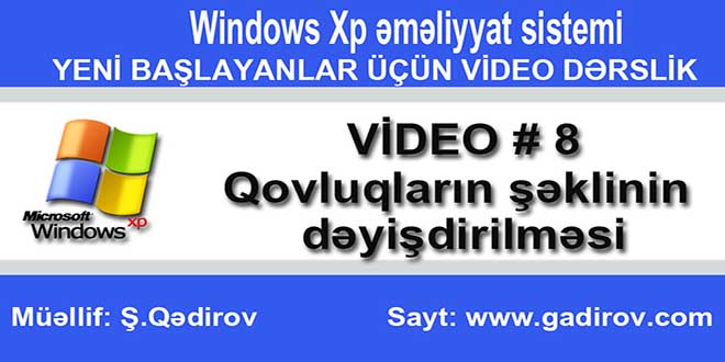 Qovluqların şəklinin dəyişdirilməsi