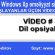 Windows Xp-də dil opsiyaları