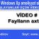 Windows Xp-də faylların axtarışı