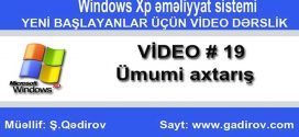 Windows Xp-də ümumi axtarış