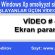 Windows Xp-də ekran parametri