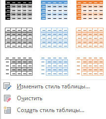 Word 2013-də cədvəllərin hazırlanması