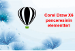 Corel Draw pəncərəsinin elementləri