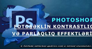 Fotoşəklin kontrastlıq və parlaqlıq effektləri