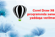 Corel Draw X6 proqramında sənədin yaddaşa verilməsi