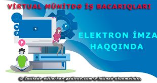 Elektron imza haqqında