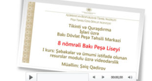 Bunun üçün təqdimata yerləşdirilmiş video fayl qeyd olunur. Sonra isə Format (Формат) lentinə daxil oluruq. Video Styles (Видеоэффекты) alətlər qrupundan müxtəlif stillər tətbiq etmək olar.