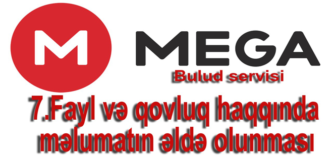 Fayl və qovluq haqqında məlumatın əldə olunması