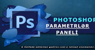 Adobe Photoshop-da parametrlər paneli