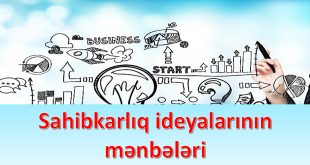 Sahibkarlıq ideyalarının mənbələri