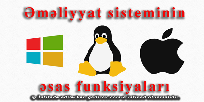 Əməliyyat sistemləri və onların növləri
