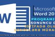 Word 2016 sənədlərə müraciət