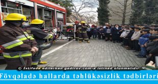Fövqəladə hallarda təhlükəsizlik tədbirləri