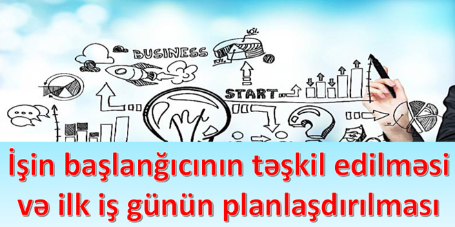 İşin başlanğıcının təşkil edilməsi