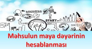 Məhsulun maya dəyərinin hesablanması