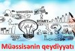 Müəssisənin qeydiyyatı