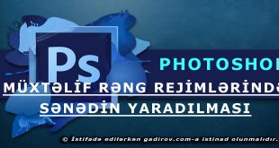 Müxtəlif rəng rejimlərində sənədin yaradılması