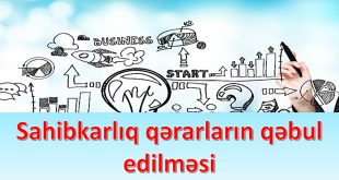 Sahibkarlıq qərarların qəbul edilməsi