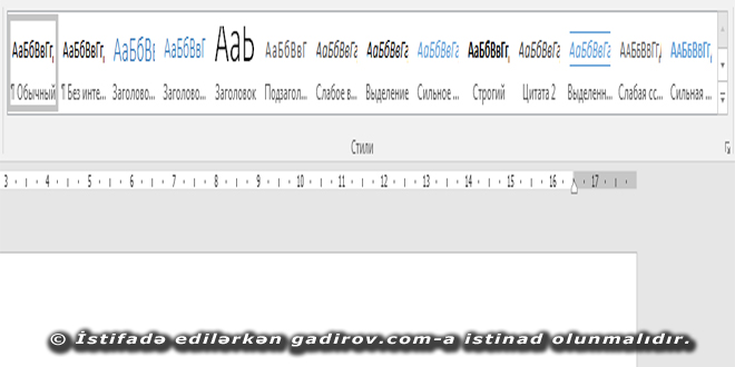 Word 2016 Tərtibat və Redaktə alətlər qrupu