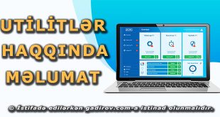 Utilitlər haqqında məlumat